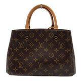 ルイ・ヴィトン LOUIS VUITTON モンテーニュBB M41055 ブラウン モノグラム/レザー レディース ショルダーバッグ