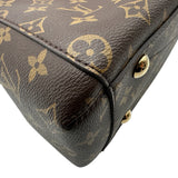 ルイ・ヴィトン LOUIS VUITTON モンテーニュBB M41055 ブラウン モノグラム/レザー レディース ショルダーバッグ