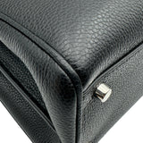 グッチ GUCCI ズゥミ スモール 569712 ブラック シルバー金具 レザー レディース ハンドバッグ ショルダーバッグ