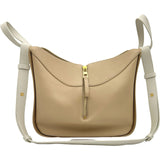ロエベ LOEWE ハンモック スモール A538S35X65 ベージュ/ホワイト カーフ レディース ショルダーバッグ