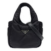 プラダ PRADA パデッド ミニバッグ 1BA359 ブラック ナイロン レディース ショルダーバッグ