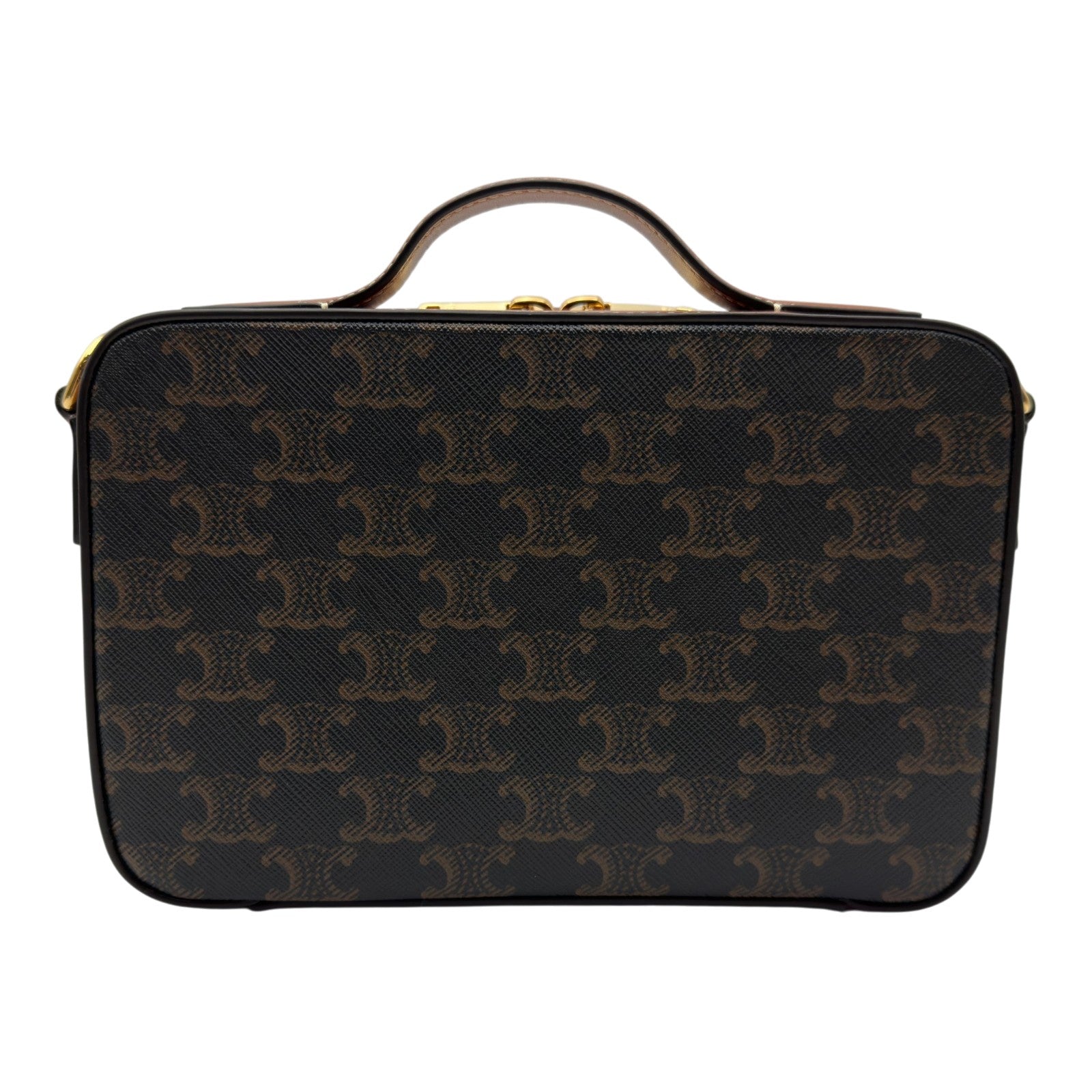 セリーヌ CELINE メッセンジャーボックス 113872 タン トリオンフ