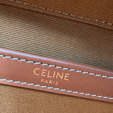 セリーヌ CELINE メッセンジャーボックス 113872 タン トリオンフキャンバス/レザー レディース ショルダーバッグ