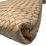 ボッテガ・ヴェネタ BOTTEGA VENETA オリンピア イントレチャート ショルダーバッグ ベージュ レザー ユニセックス ショルダーバッグ