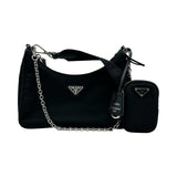 プラダ PRADA Re-Edition 2005 バッグ 1BH204 ブラック ナイロン レディース ショルダーバッグ