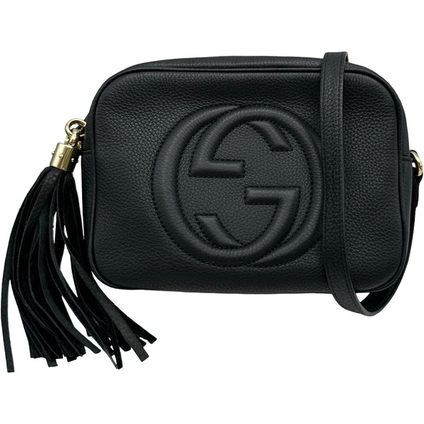 グッチ GUCCI ソーホーディスコバッグ 308364 ブラック レザー