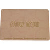 ミュウミュウ miu miu フラワー バケットバッグ 5BE516 ブラック レザー レディース ショルダーバッグ