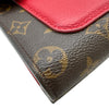 ルイ・ヴィトン LOUIS VUITTON ヴィクトワール M41731 ブラウン/レッド モノグラム・キャンバス レディース ショルダーバッグ
