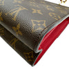 ルイ・ヴィトン LOUIS VUITTON ヴィクトワール M41731 ブラウン/レッド モノグラム・キャンバス レディース ショルダーバッグ