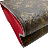 ルイ・ヴィトン LOUIS VUITTON ヴィクトワール M41731 ブラウン/レッド モノグラム・キャンバス レディース ショルダーバッグ