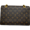 ルイ・ヴィトン LOUIS VUITTON ヴィクトワール M41731 ブラウン/レッド モノグラム・キャンバス レディース ショルダーバッグ