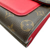 ルイ・ヴィトン LOUIS VUITTON ヴィクトワール M41731 ブラウン/レッド モノグラム・キャンバス レディース ショルダーバッグ