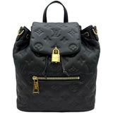 ルイ・ヴィトン LOUIS VUITTON クッサン バックパック PM M13357 ブラック レザー レディース リュック・デイパック