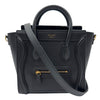 セリーヌ CELINE ラゲージナノショッパー 168243 ブラック ドラムドカーフ レディース ショルダーバッグ