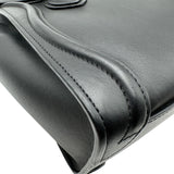 セリーヌ CELINE ラゲージナノショッパー 168243 ブラック ドラムドカーフ レディース ショルダーバッグ
