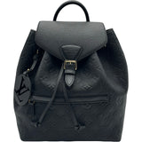 ルイ・ヴィトン LOUIS VUITTON モンスリPM M45205 ブラック モノグラム・アンプラント レディース リュック・デイパック