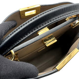 フェンディ FENDI ピーカブー アイコニック エッセンシャリー 8BN302 ブラック レザー レディース ハンドバッグ