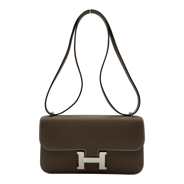 エルメス HERMES コンスタンス エラン K刻 エトゥープ シルバー金具