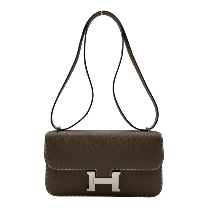 エルメス HERMES コンスタンス エラン K刻 エトゥープ シルバー金具