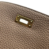 エルメス HERMES ケリー25 内縫い G刻 エトゥープ ゴールド金具 トゴ レディース ショルダーバッグ