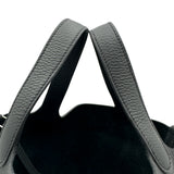 エルメス HERMES ピコタンロックPM K刻印 ブラック シルバー金具 トリヨン レディース ハンドバッグ