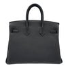 エルメス HERMES バーキン25 G刻 ブラック シルバー金具 トゴ レディース ハンドバッグ