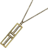 ティファニー TIFFANY＆CO TTWOバーネックレス ゴールド AU750 ダイヤモンド ジュエリー