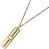 ティファニー TIFFANY＆CO TTWOバーネックレス ゴールド AU750 ダイヤモンド ジュエリー