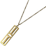 ティファニー TIFFANY＆CO TTWOバーネックレス ゴールド AU750 ダイヤモンド ジュエリー