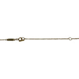 ティファニー TIFFANY＆CO TTWOバーネックレス ゴールド AU750 ダイヤモンド ジュエリー