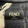 フェンディ FENDI FF柄エンボスロゴスウェットシャツ FY0178 ネイビー コットン メンズ スウェット