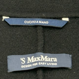 S Max Mara ESTURIA ウールロングコート ブラック ウール レディース その他アウター