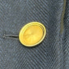 ルイ・ヴィトン LOUIS VUITTON カシミヤ混フロントベルトチェスターコート FPC015 ネイビー ウール レディース その他アウター