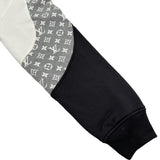 ルイ・ヴィトン LOUIS VUITTON モノグラム サークルカットプルオーバーパーカー HIY10W ブラック コットン メンズ パーカー