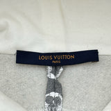 ルイ・ヴィトン LOUIS VUITTON モノグラム サークルカットプルオーバーパーカー HIY10W ブラック コットン メンズ パーカー