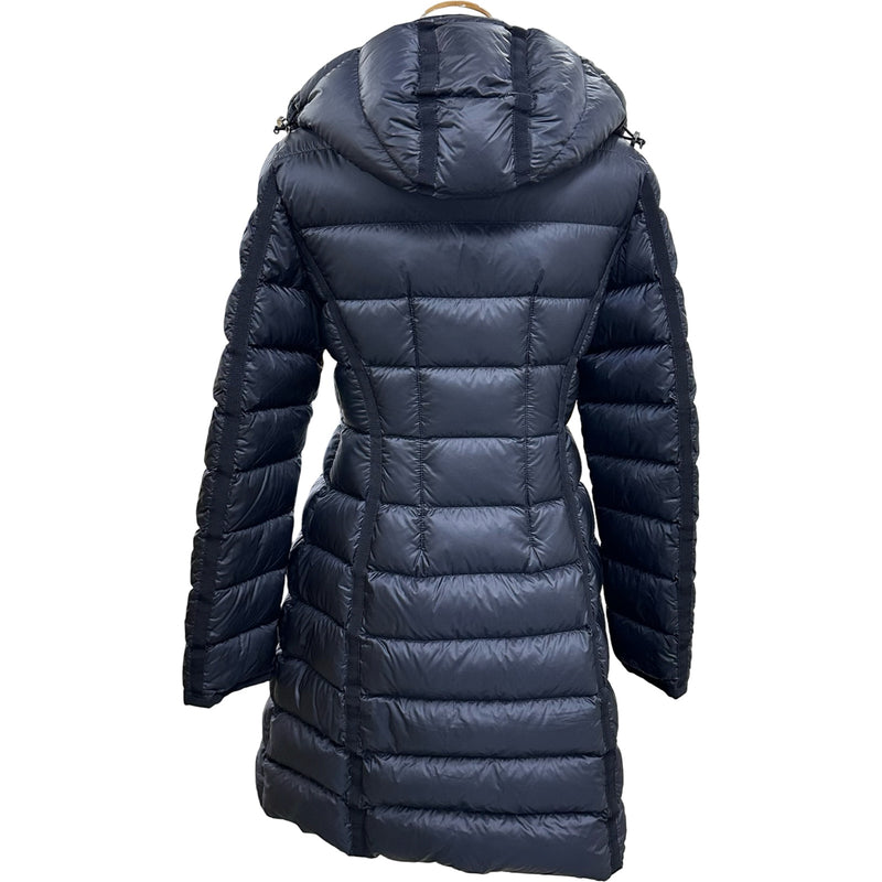 モンクレール MONCLER HERMINE ダウンコート ネイビー ナイロン