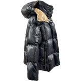 モンクレール MONCLER PARANA ダウンジャケット ブラック ナイロン レディース ダウンジャケット