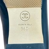 シャネル CHANEL ココマーク パールモカシンローファー G35797 ブラック レザー レディース ローファー