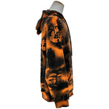 プラダ PRADA トライアングルロゴ 花柄プリントブルゾン UJL40A オレンジ コットン メンズ ブルゾン