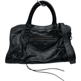 バレンシアガ BALENCIAGA ルシティスモール 811442 ブラック レザー レディース ショルダーバッグ