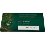 ロレックス ROLEX オイスターパーペチュアル36 セレブレーションモチーフ 126000 ターコイズブルー ステンレススチール 自動巻き メンズ 腕時計