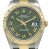ロレックス ROLEX デイトジャスト41 126333 オリーブグリーン ゴールド/ステンレススチール 自動巻き メンズ 腕時計