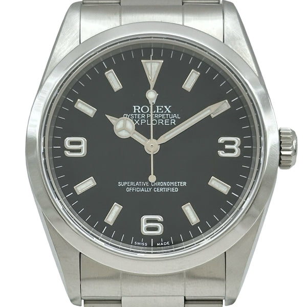 ROLEX 14270 エクスプローラ オイスターブレス 1コマステンレス ロレックス ROLEX エクスプローラー1 14270 ブラック ステンレス
