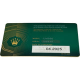 ロレックス ROLEX オイスターパーペチュアル41 124300 グリーン ステンレススチール 自動巻き メンズ 腕時計