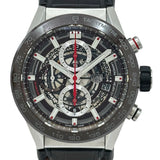 タグ・ホイヤー TAG HEUER カレラ キャリバー ホイヤー01 クロノグラフ CAR201U-0 シルバー/スケルトン ステンレススチール/セラミック 自動巻き メンズ 腕時計
