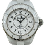 シャネル CHANEL J12 38MM H0970 ホワイト セラミック/ステンレススチール メンズ 腕時計