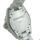 シャネル CHANEL J12 38MM H0970 ホワイト セラミック/ステンレススチール メンズ 腕時計