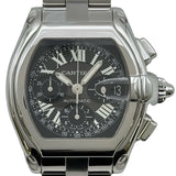 カルティエ Cartier ロードスター クロノグラフ W62007X6 ブラック ステンレススチール 自動巻き メンズ 腕時計