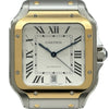 カルティエ Cartier サントス ドゥ カルティエ LM W2SA0009 シルバー ゴールド/ステンレススチール 自動巻き メンズ 腕時計