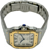 カルティエ Cartier サントス ドゥ カルティエ LM W2SA0009 シルバー ゴールド/ステンレススチール 自動巻き メンズ 腕時計